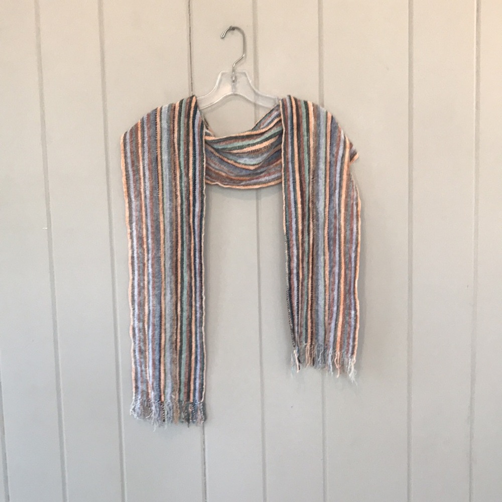 Multicolored Striped Scarf - Picture 2 of 8